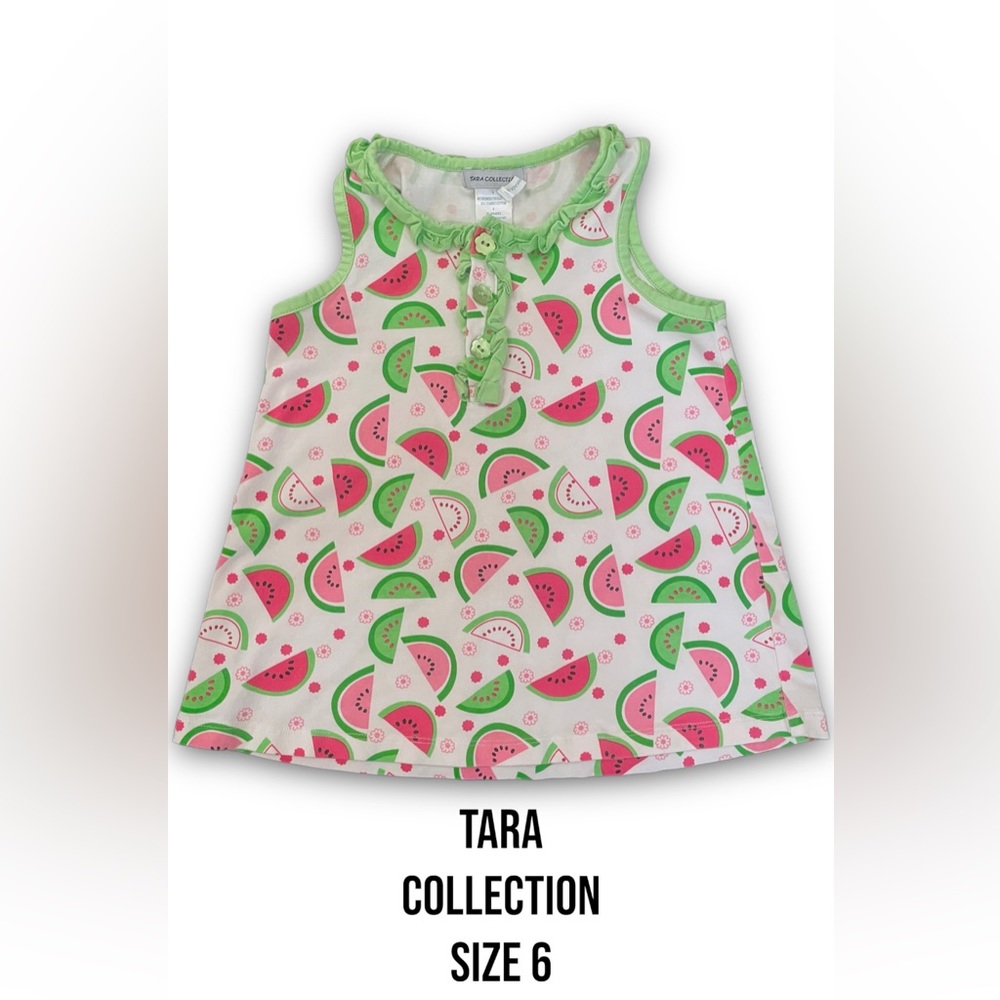 Tara Collection Girls Watermelon Top